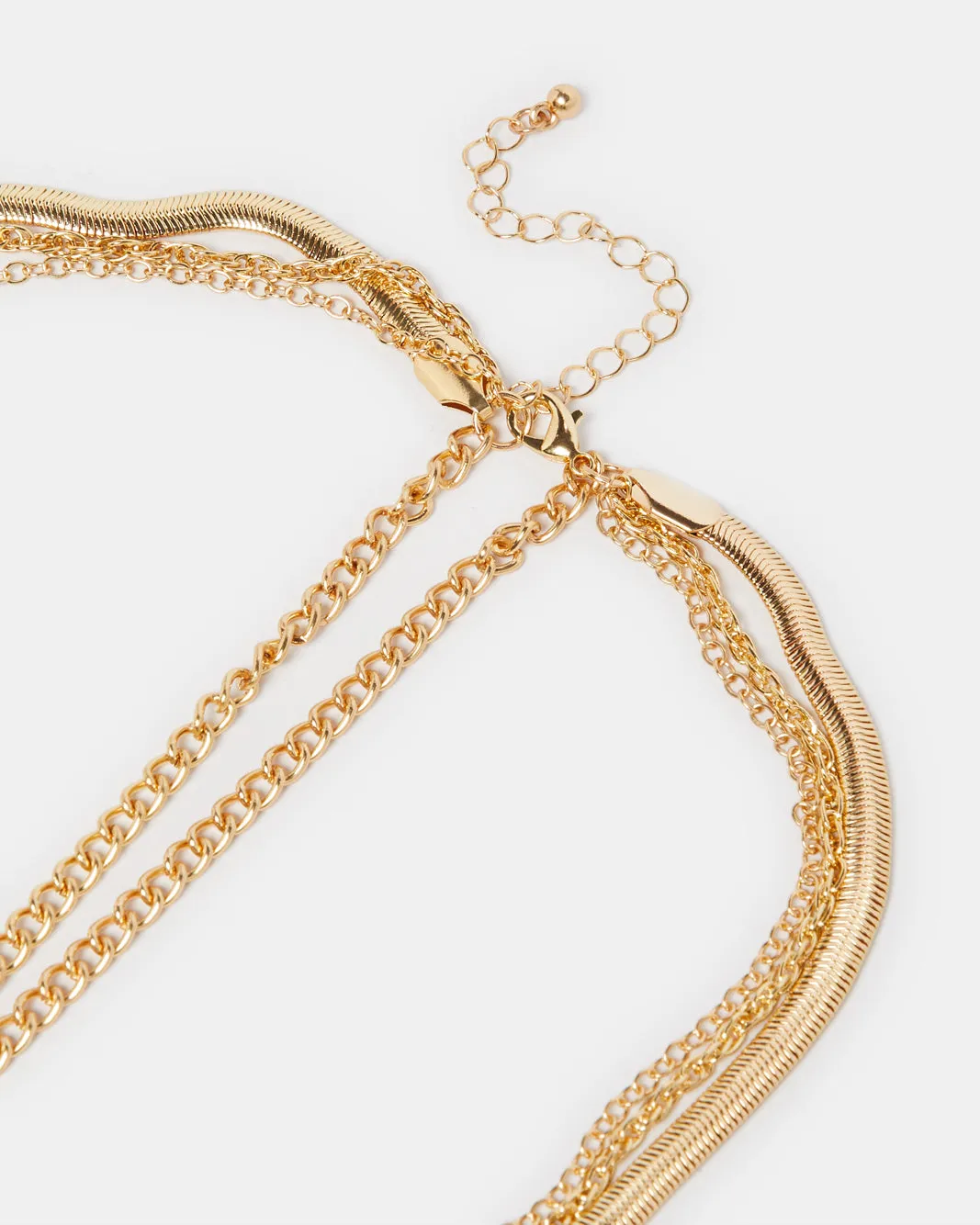 Women Gold Embellished Necklace sold by Redtag product image thumbnail 3