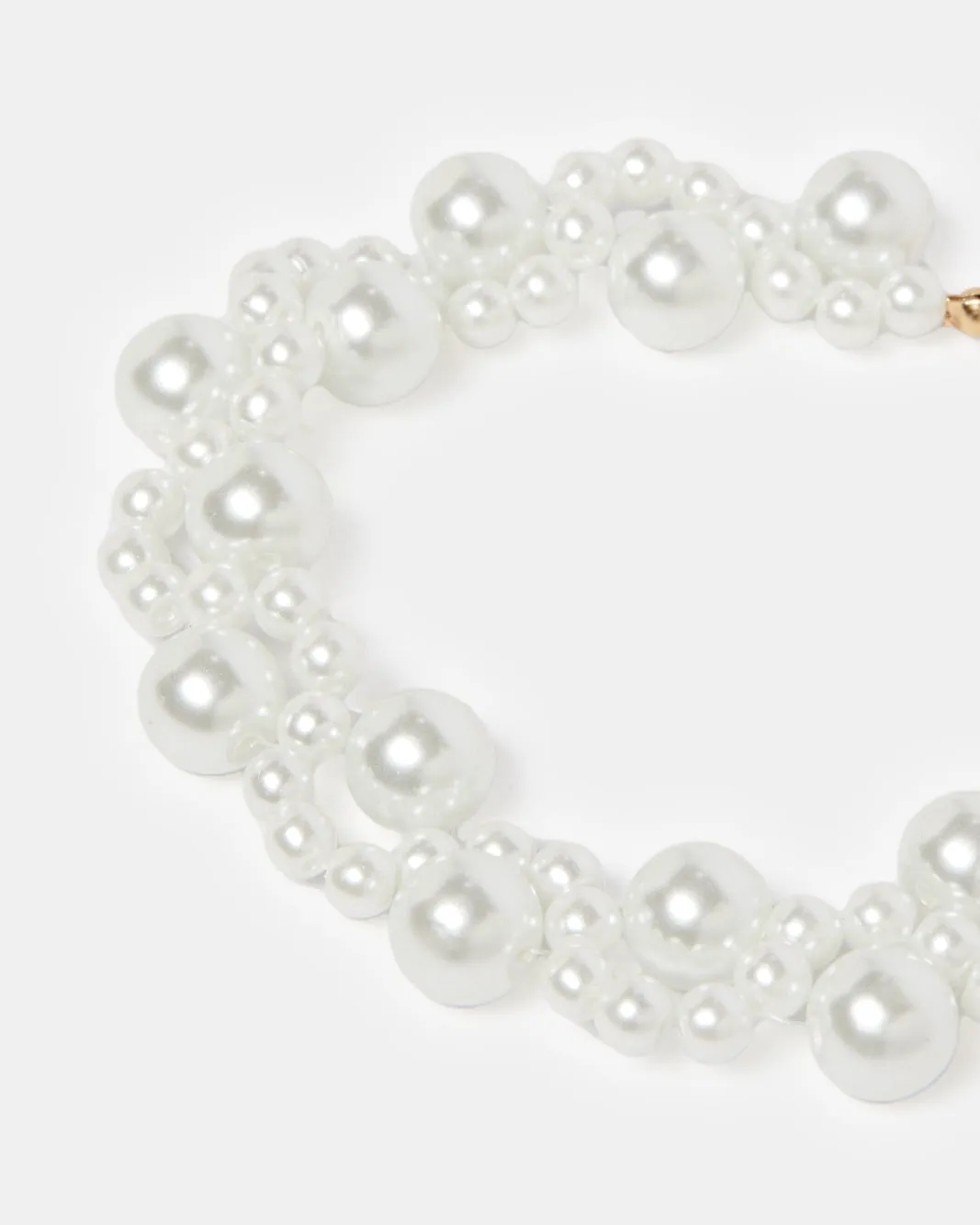 Women White Embellished Pearl Bracelet sold by Redtag product image thumbnail 3