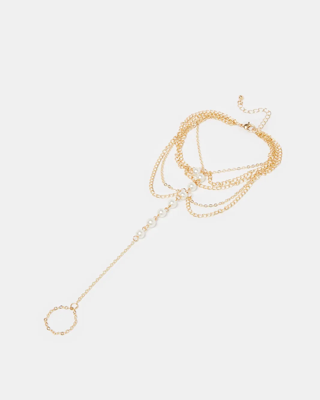 Women Gold Embellished Anklet sold by Redtag product image thumbnail 2