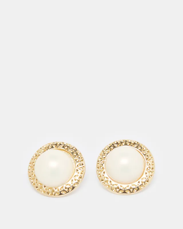 Women Gold  Embellished Earring sold by Redtag