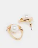 Women Gold Embellished Earring sold by Redtag