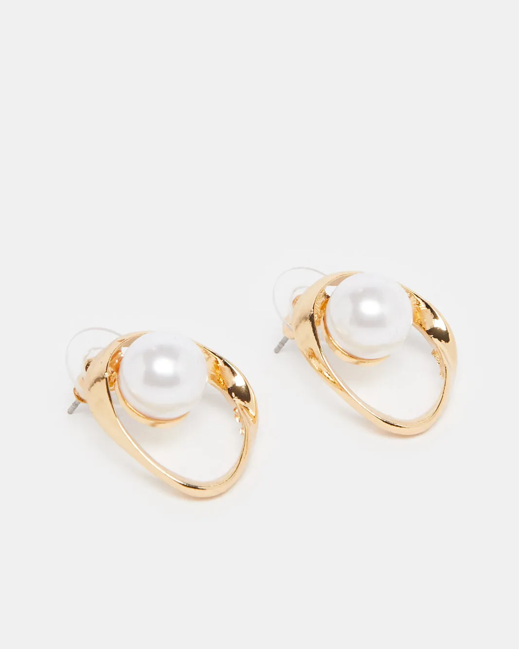 Women Gold Embellished Earring sold by Redtag product image thumbnail 2