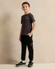 Boys Black Cargo Pocket Jogger Pants sold by Redtag