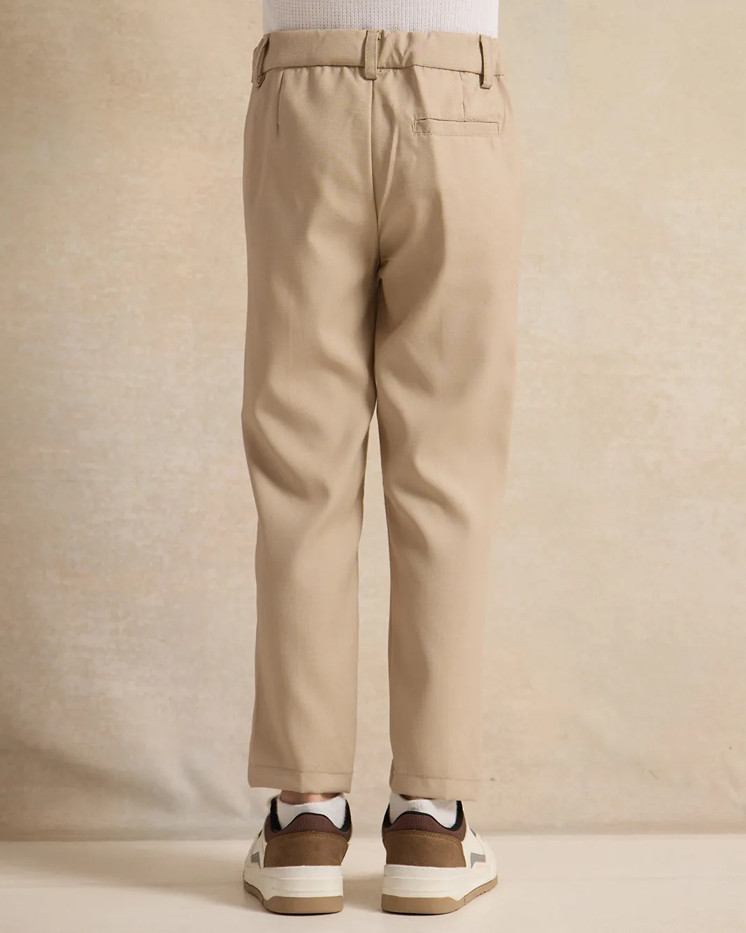 Boys Beige Trousers sold by Redtag product image thumbnail 3