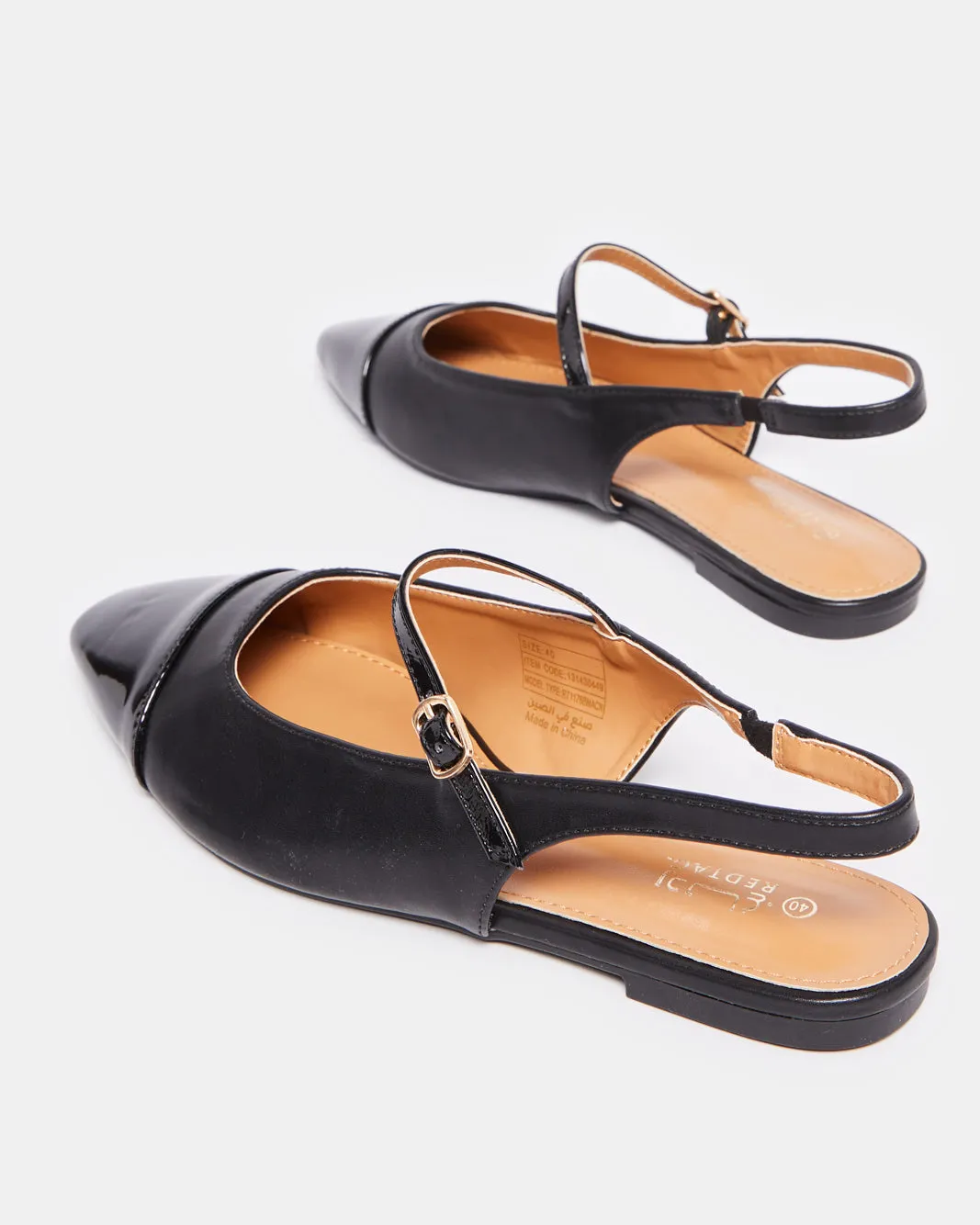 Women Black Slingback Mule sold by Redtag product image thumbnail 4