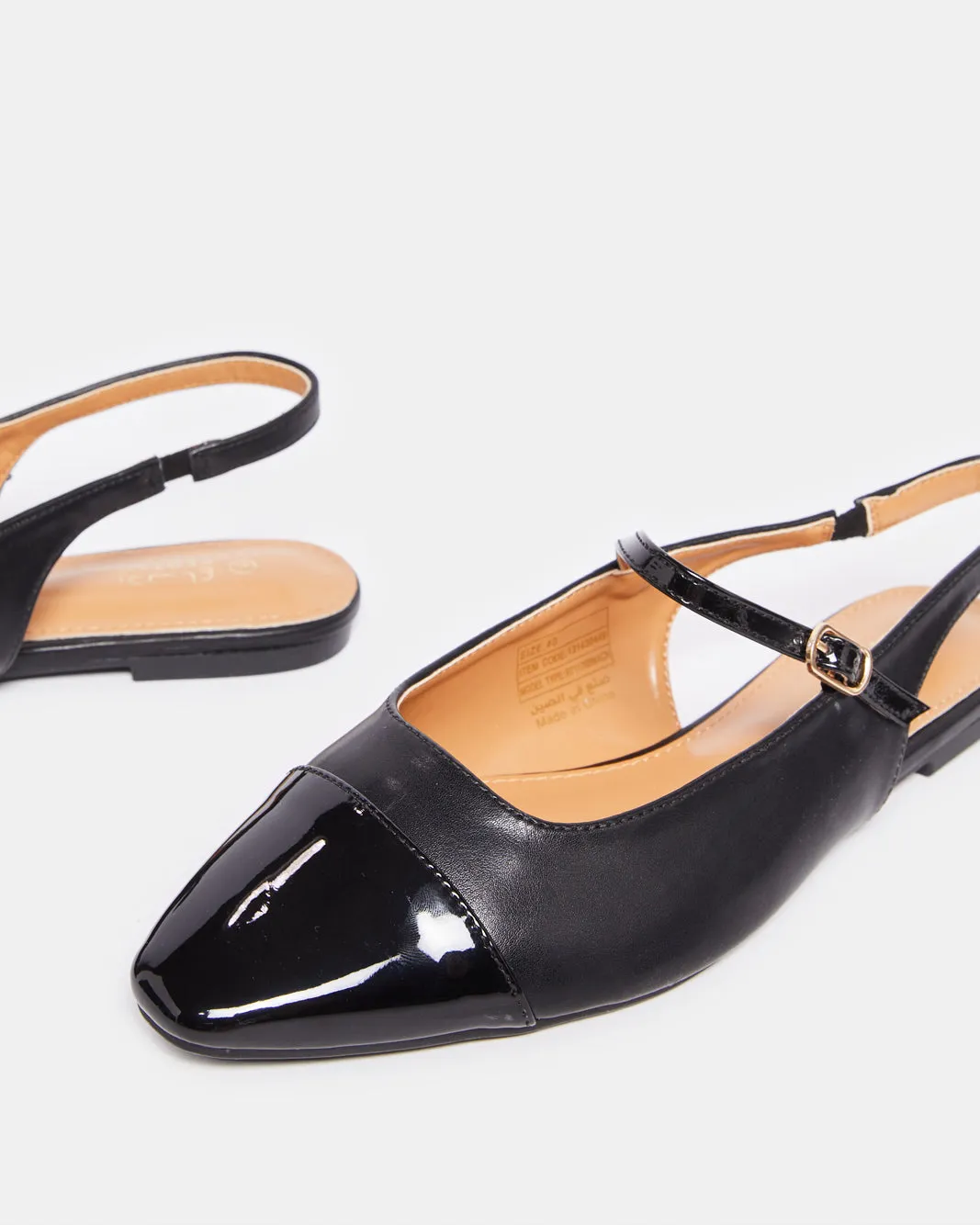 Women Black Slingback Mule sold by Redtag product image thumbnail 3