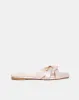 Women Gold Embellished Trim Mule sold by Redtag