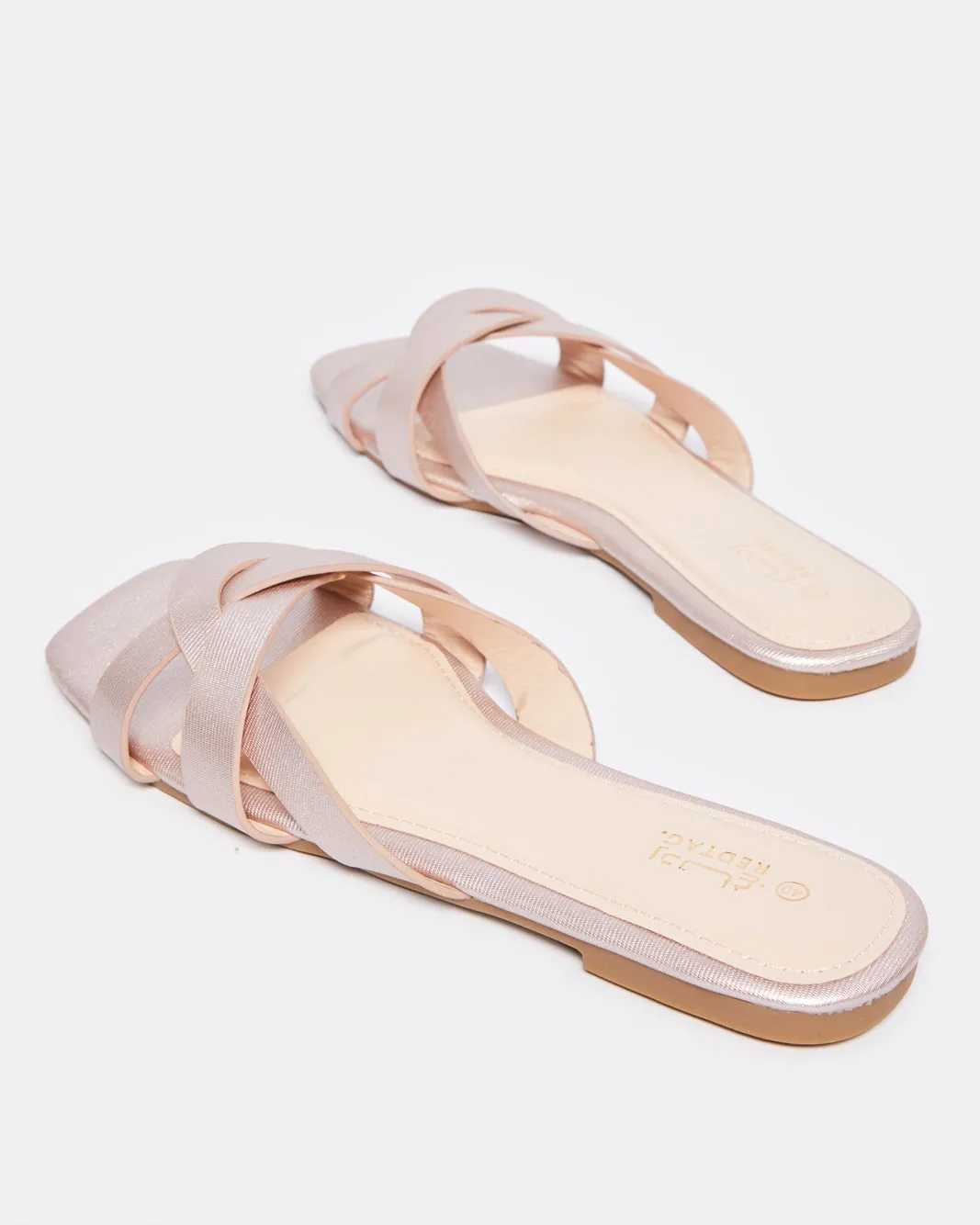 Women Gold Embellished Trim Mule sold by Redtag product image thumbnail 4