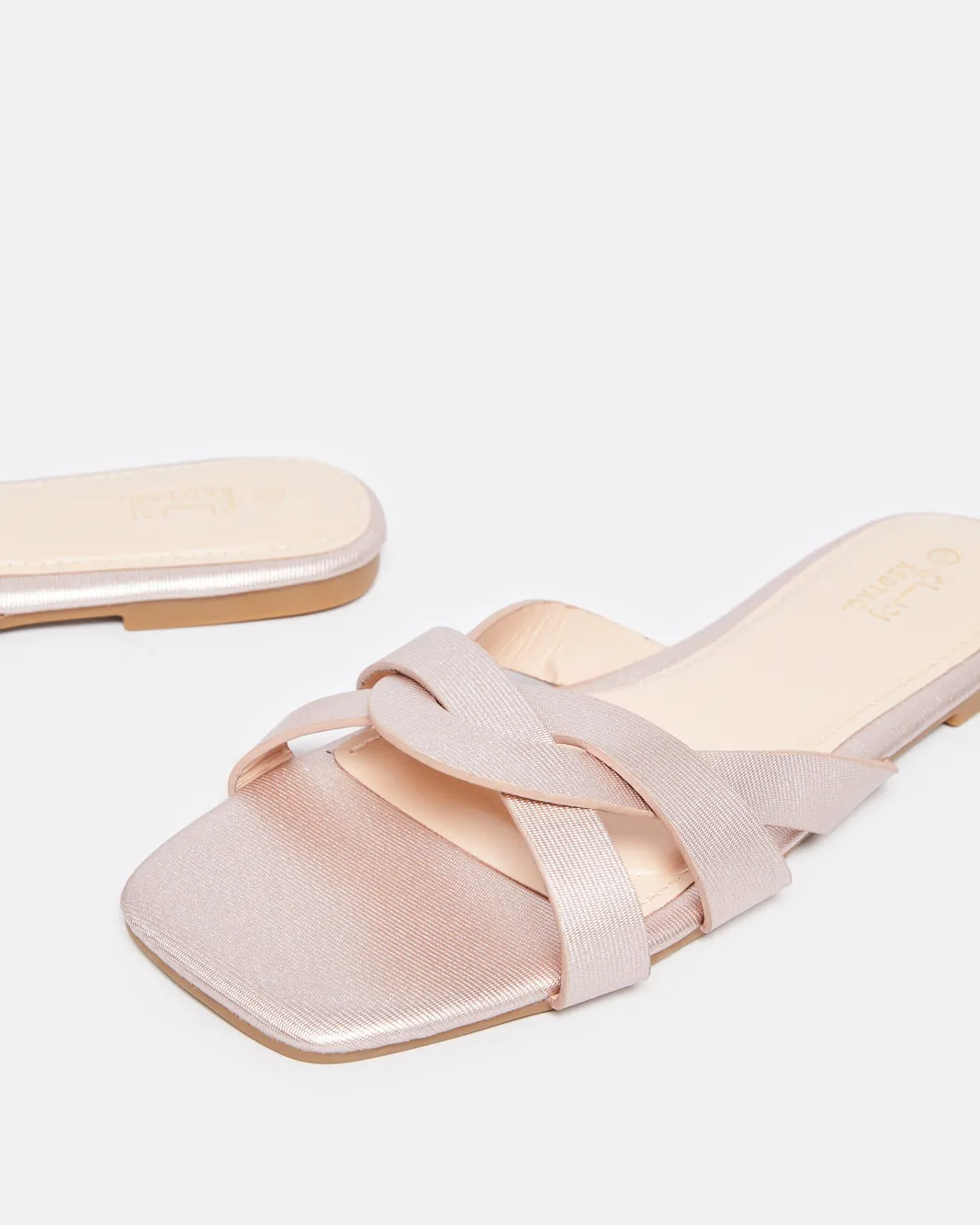 Women Gold Embellished Trim Mule sold by Redtag product image thumbnail 3