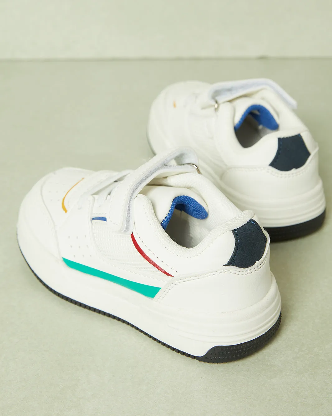 Infant Boys White Velcro Sneakers sold by Redtag product image thumbnail 4