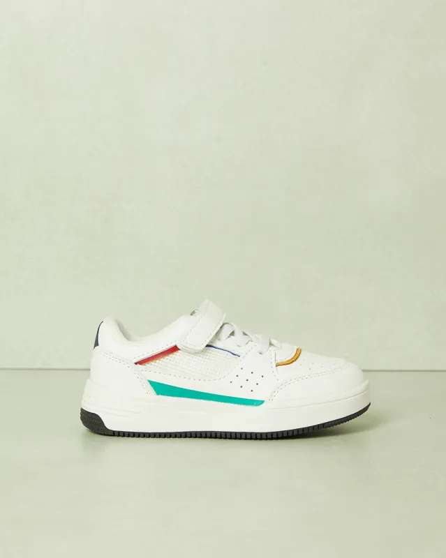 Infant Boys White Velcro Sneakers sold by Redtag