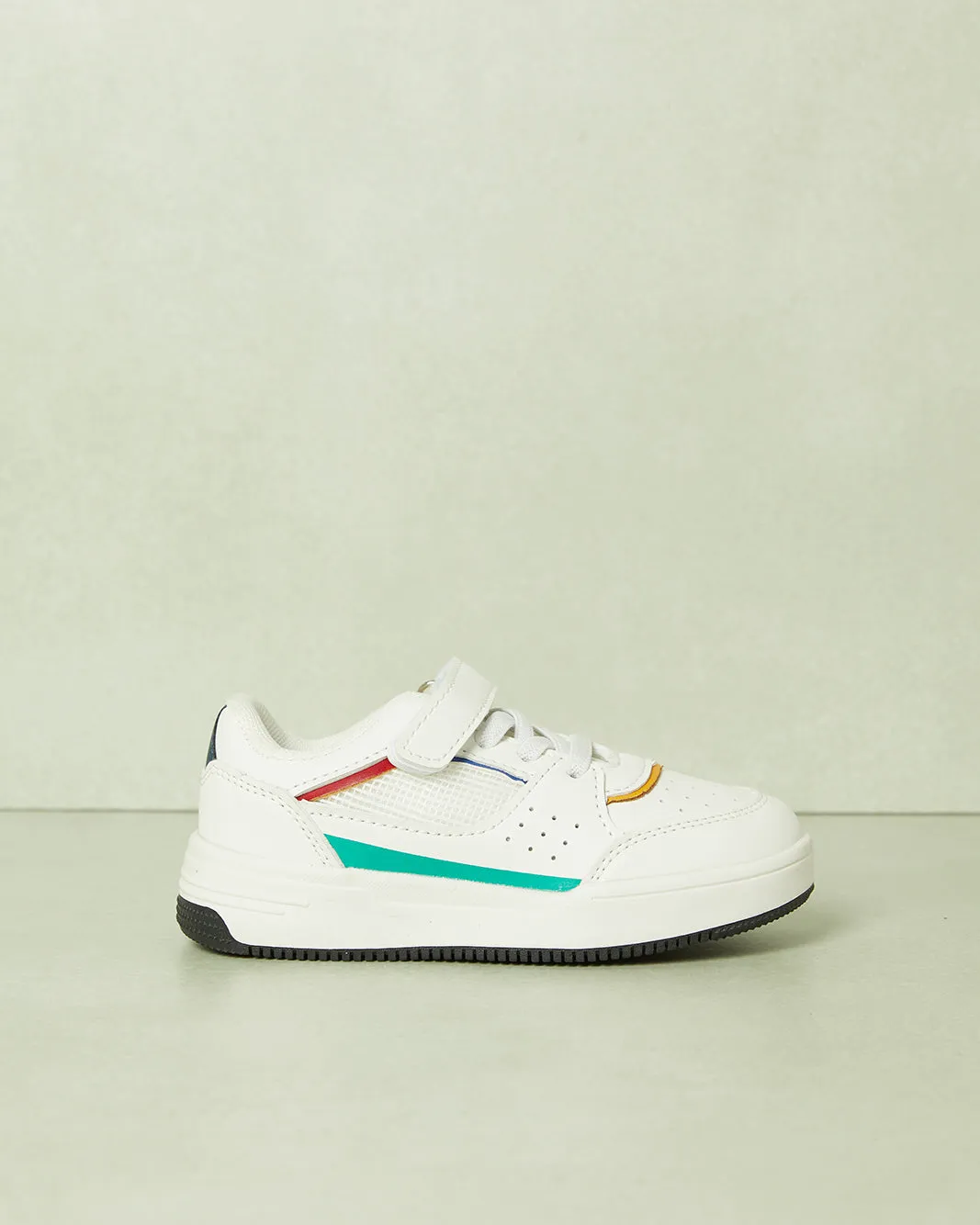 Infant Boys White Velcro Sneakers sold by Redtag