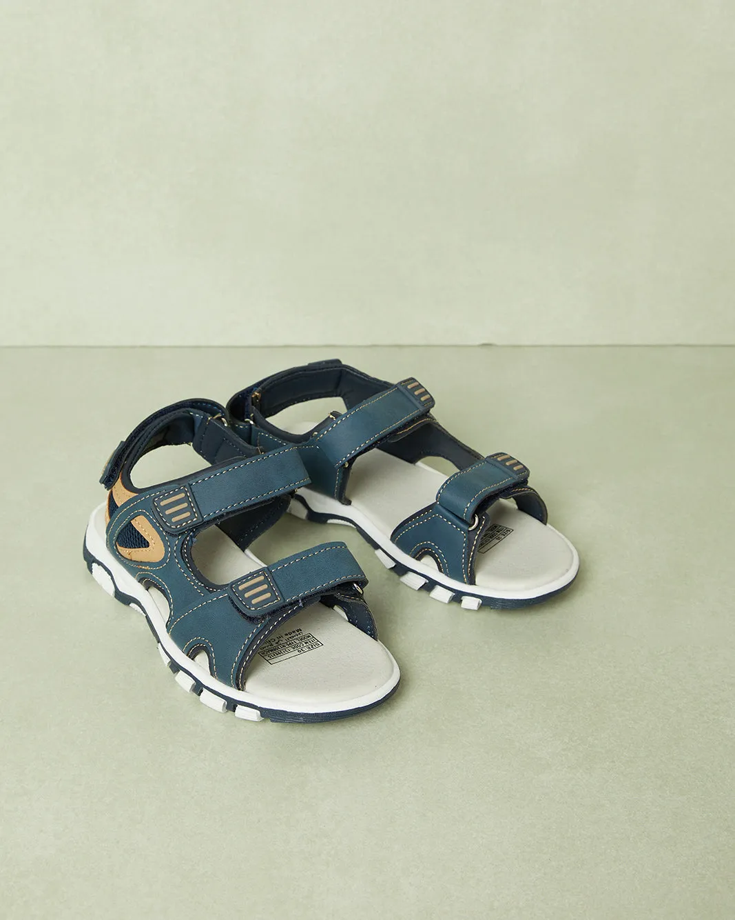Boys Navy Sport Sandals sold by Redtag product image thumbnail 2
