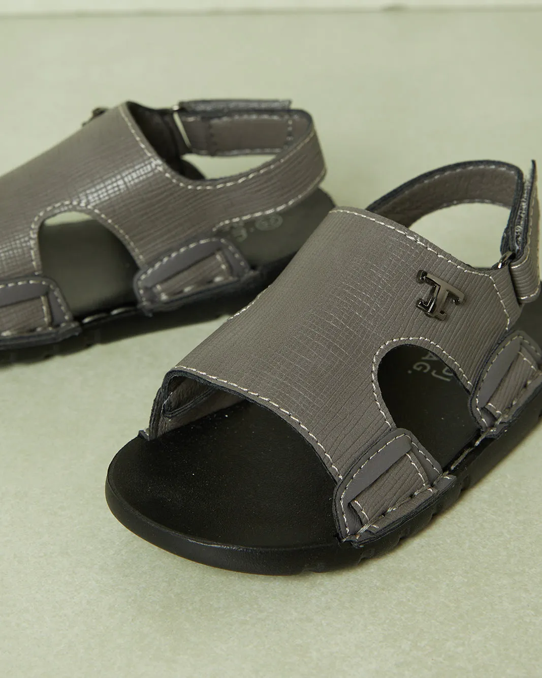 Boys Grey Arabic Sandal sold by Redtag product image thumbnail 3