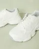 Men White Material Block Chunky Sneakers sold by Redtag