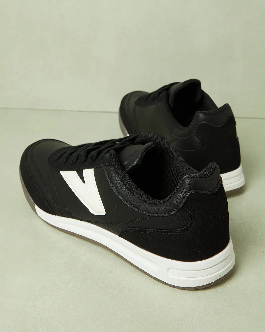 Men Black Color Block Trainers sold by Redtag product image thumbnail 4