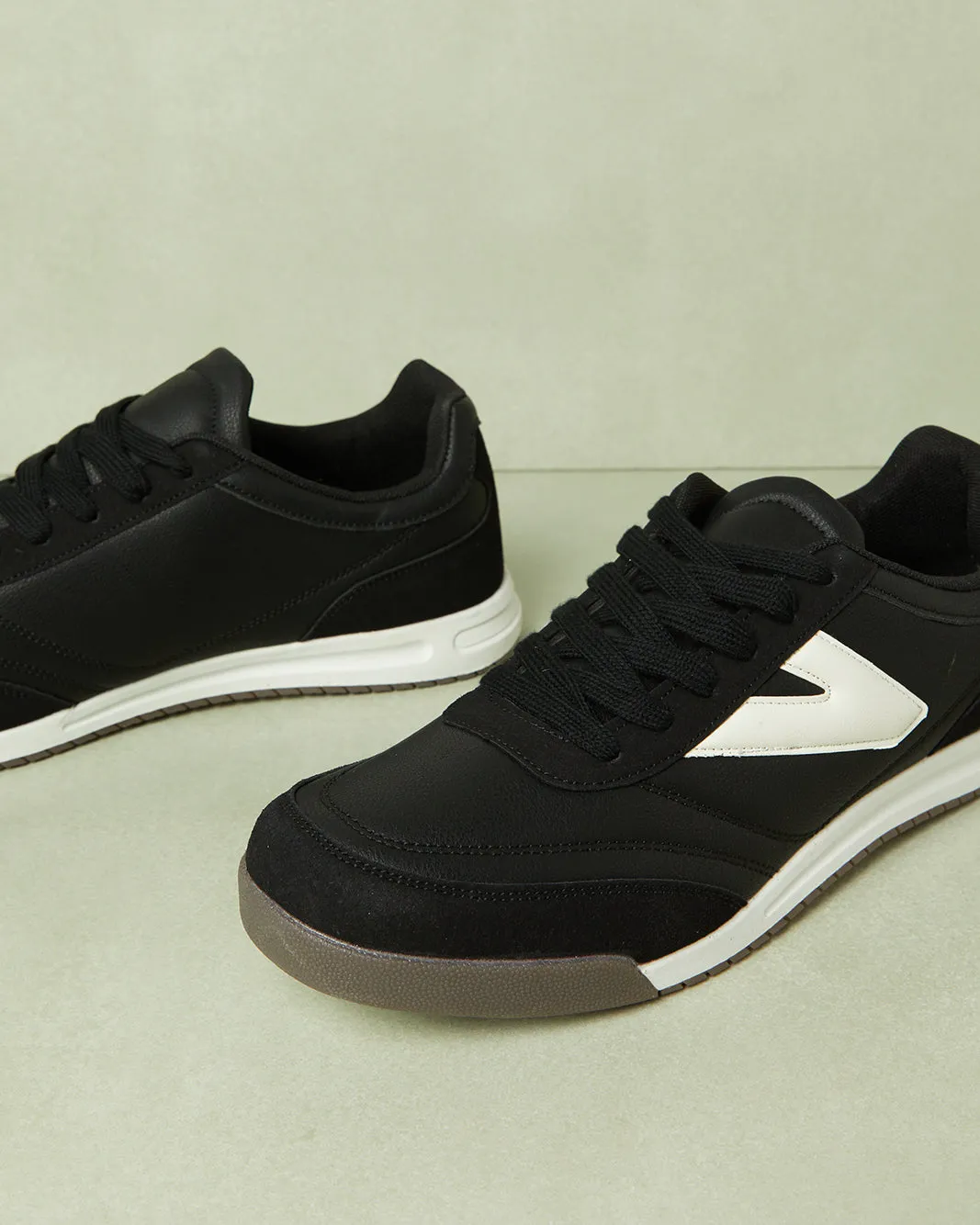 Men Black Color Block Trainers sold by Redtag product image thumbnail 3