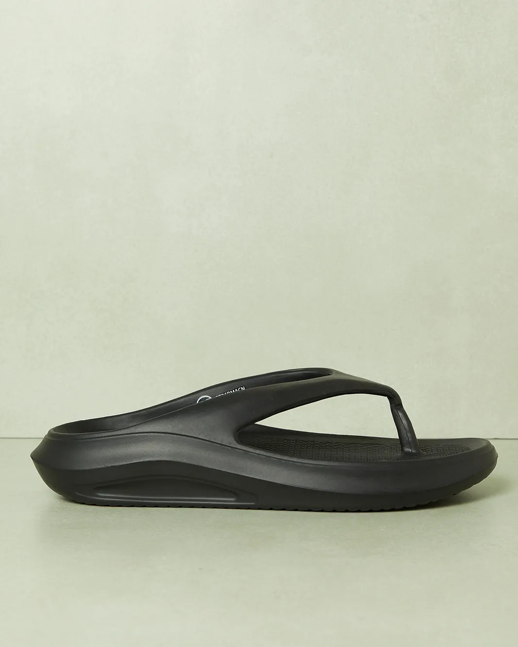 Men Black Toe Post Slide sold by Redtag