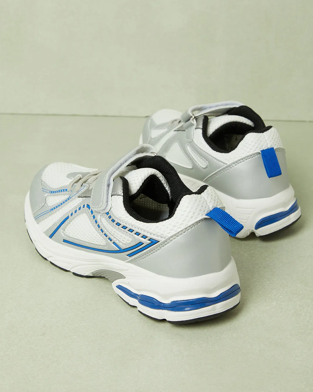 Senior Boys White Material Block Trainer sold by Redtag product image thumbnail 4