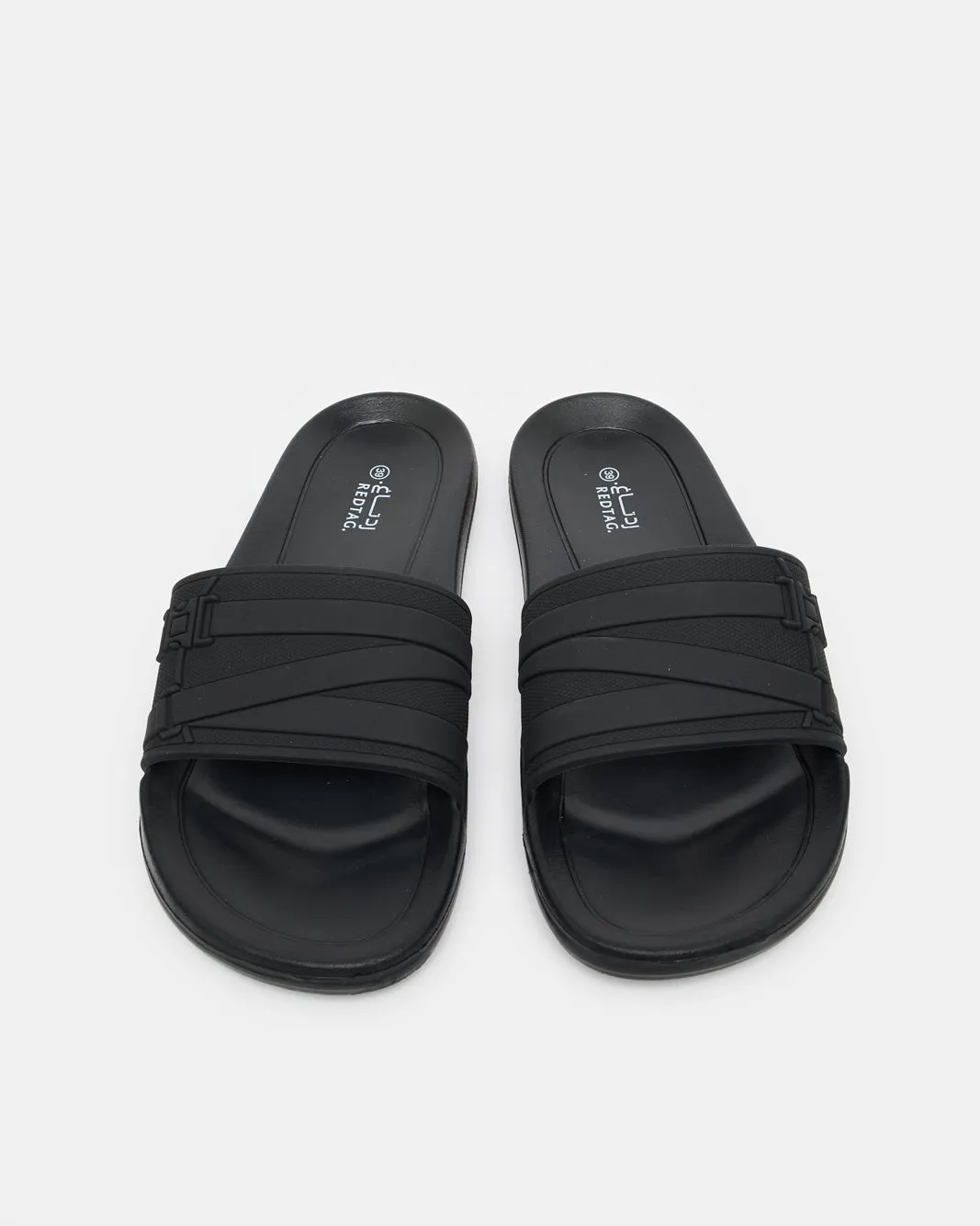 Senior Boys Black Embossed Slide sold by Redtag product image thumbnail 2