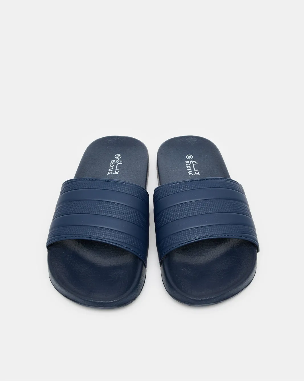 Senior Boys Navy Striped Slide sold by Redtag product image thumbnail 2