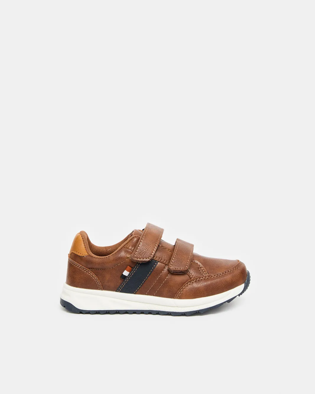 Boys Brown Material Block Sneakers sold by Redtag product image thumbnail 2