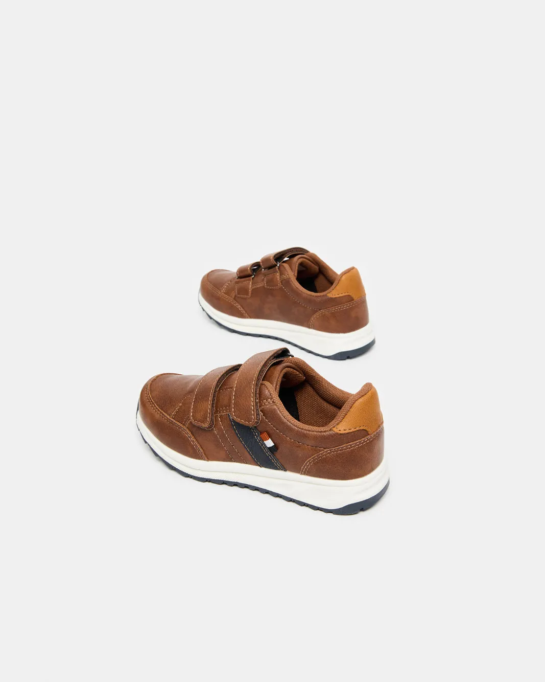 Boys Brown Material Block Sneakers sold by Redtag product image thumbnail 5