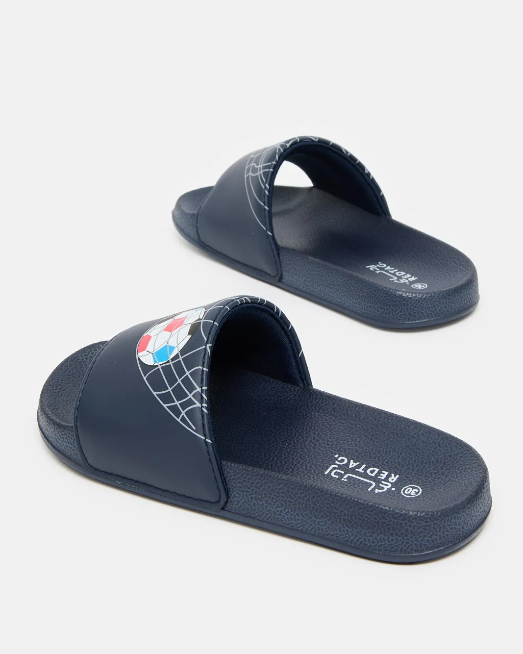 Boys Navy Molded Slide sold by Redtag product image thumbnail 4
