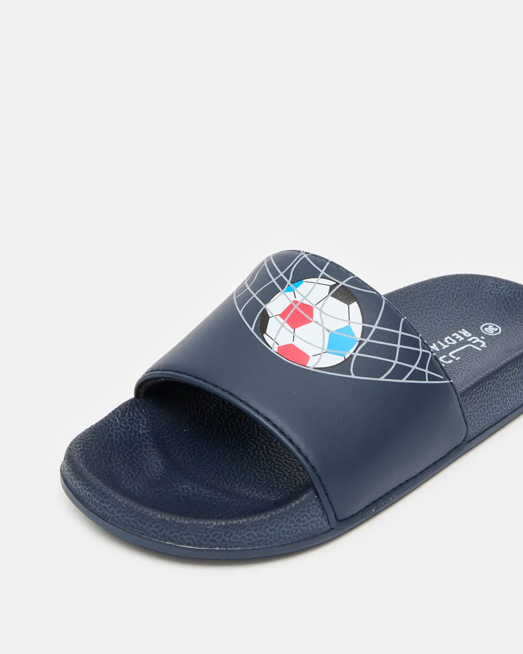 Boys Navy Molded Slide sold by Redtag product image thumbnail 3
