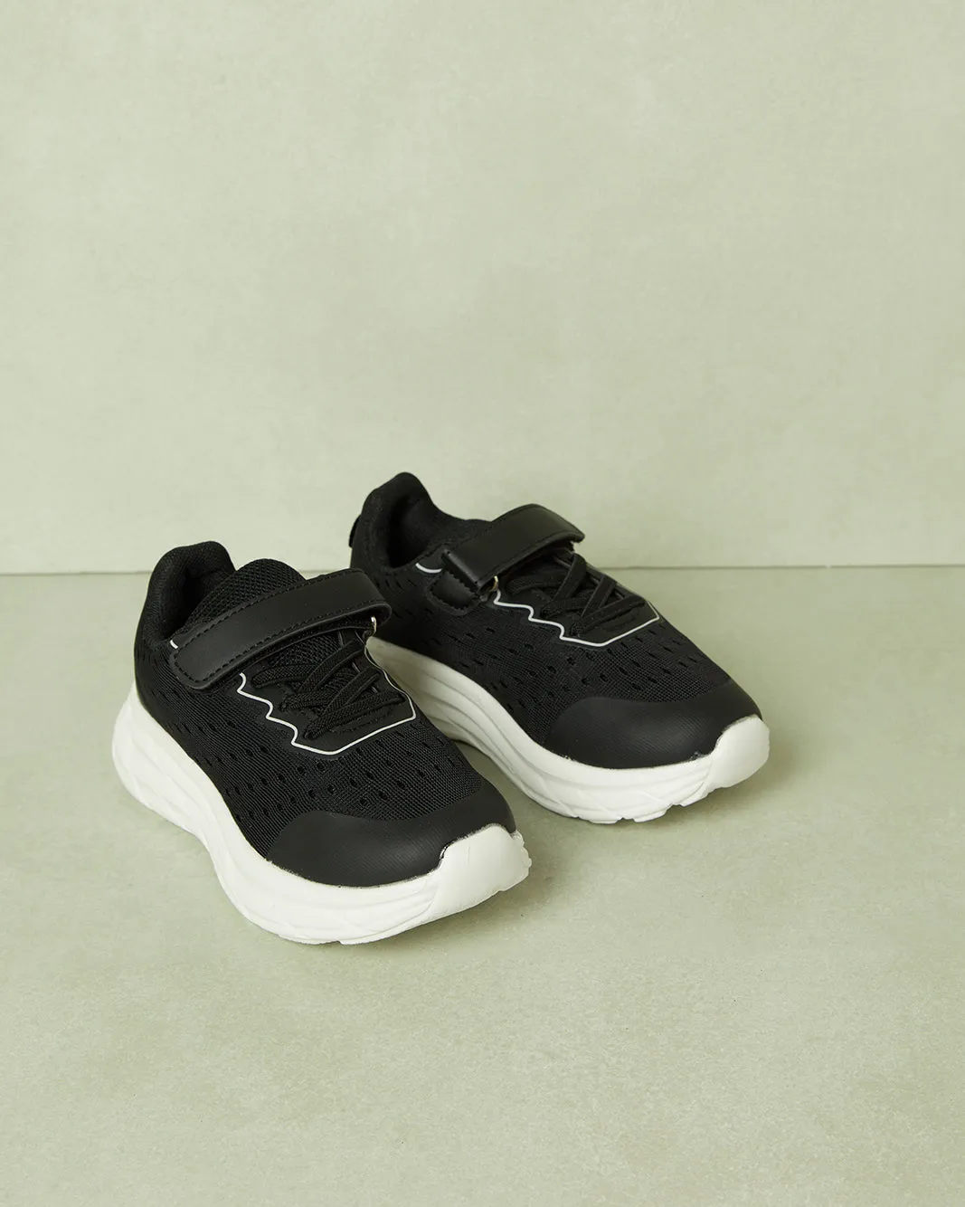 Boys Black Colour Block Chunky Sneaker sold by Redtag product image thumbnail 2