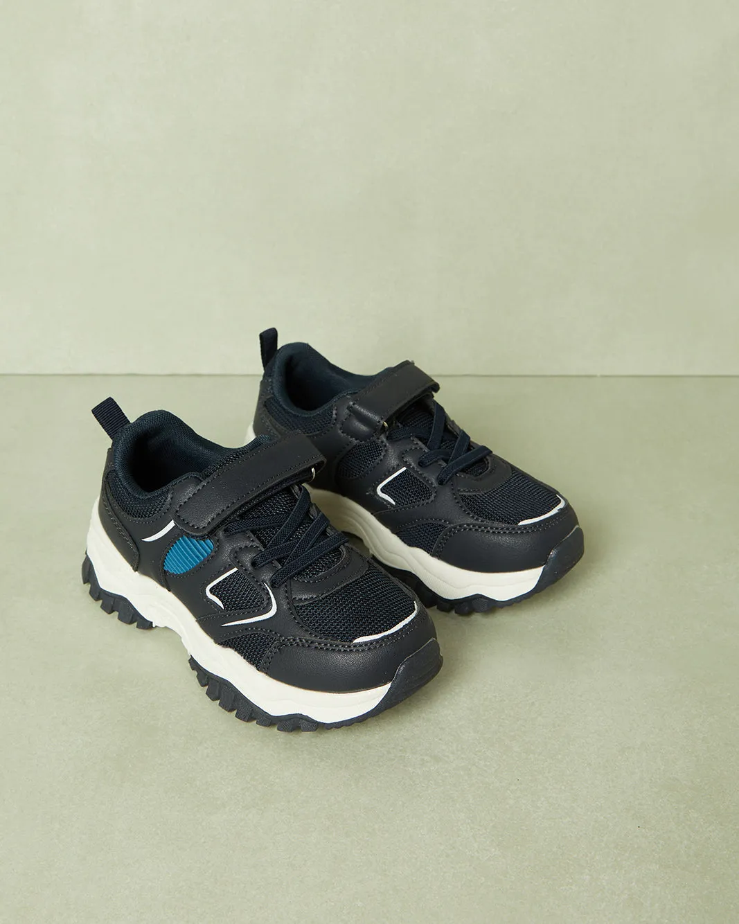 Boys Navy Colour Block Chunky Sneaker sold by Redtag product image thumbnail 2