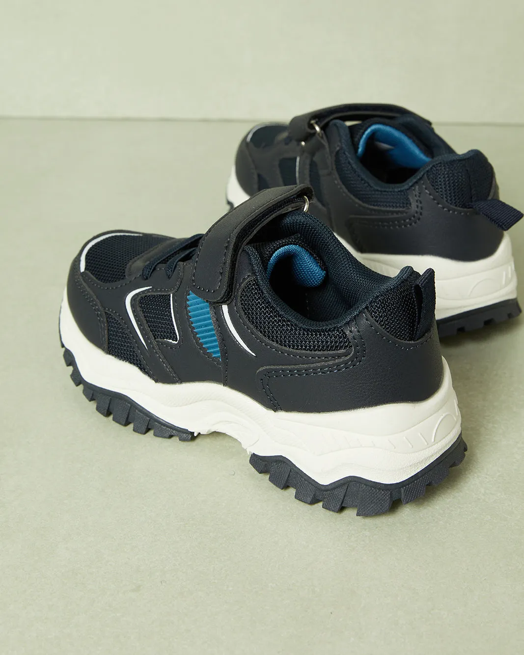 Boys Navy Colour Block Chunky Sneaker sold by Redtag product image thumbnail 4