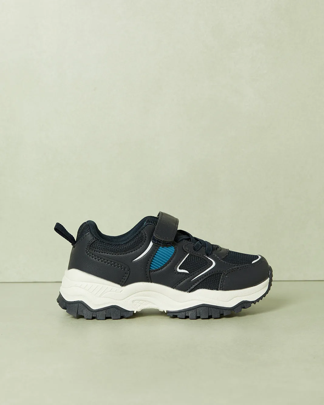 Boys Navy Colour Block Chunky Sneaker sold by Redtag