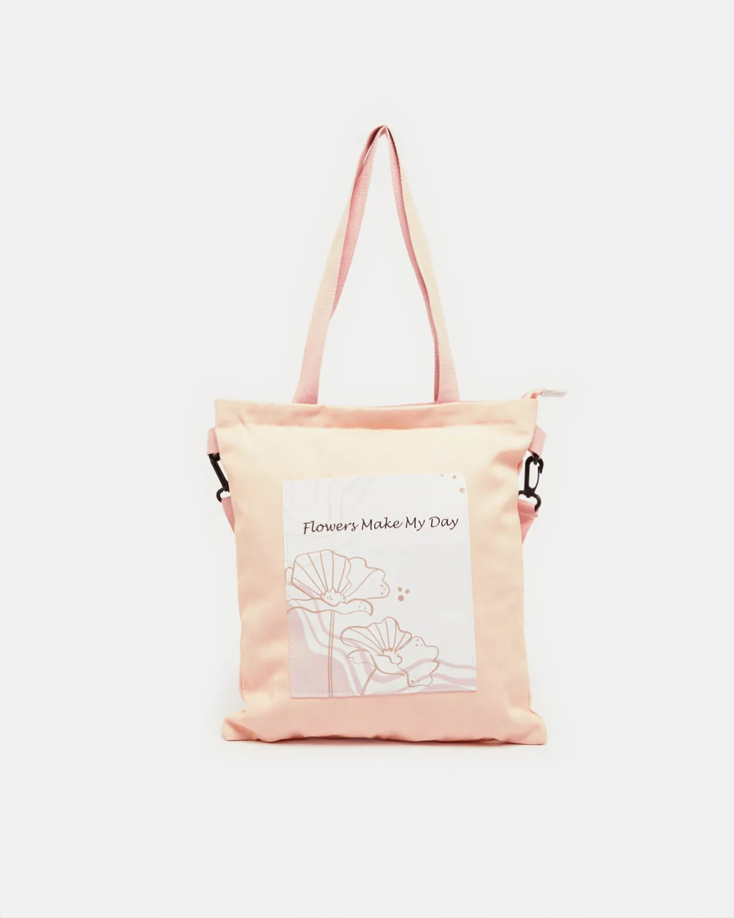 Women Pink Printed Shopper Bag sold by Redtag