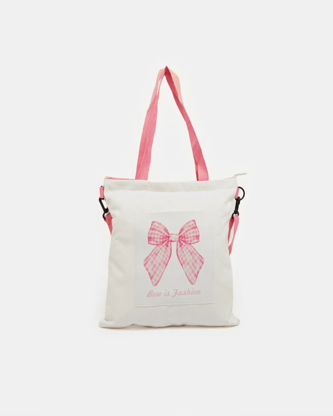 Women White Printed Shopper Bag sold by Redtag