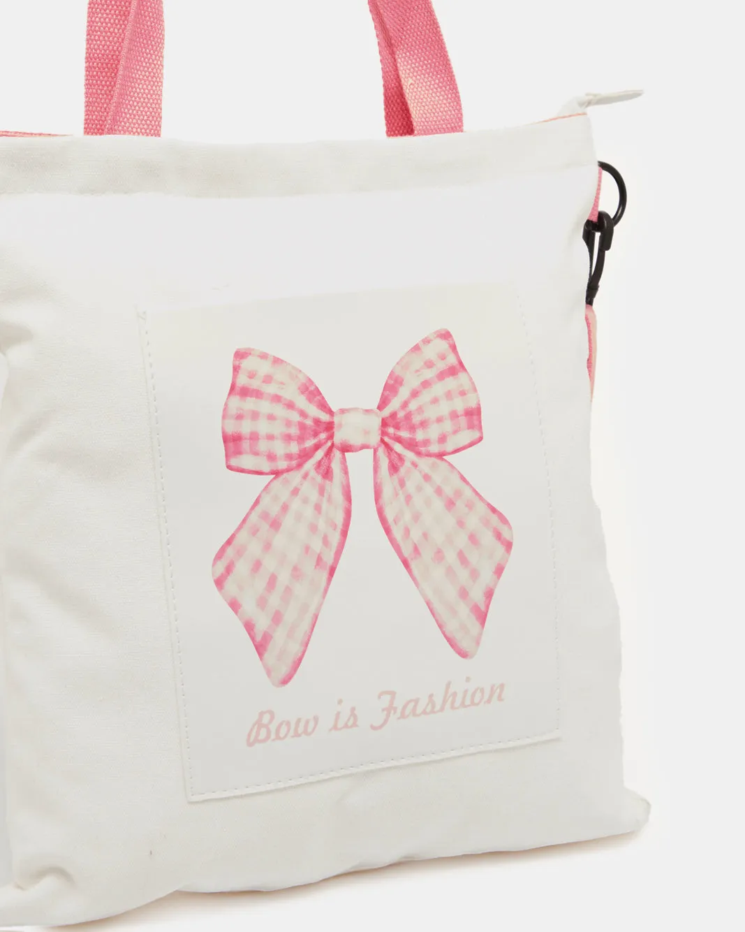 Women White Printed Shopper Bag sold by Redtag product image thumbnail 3