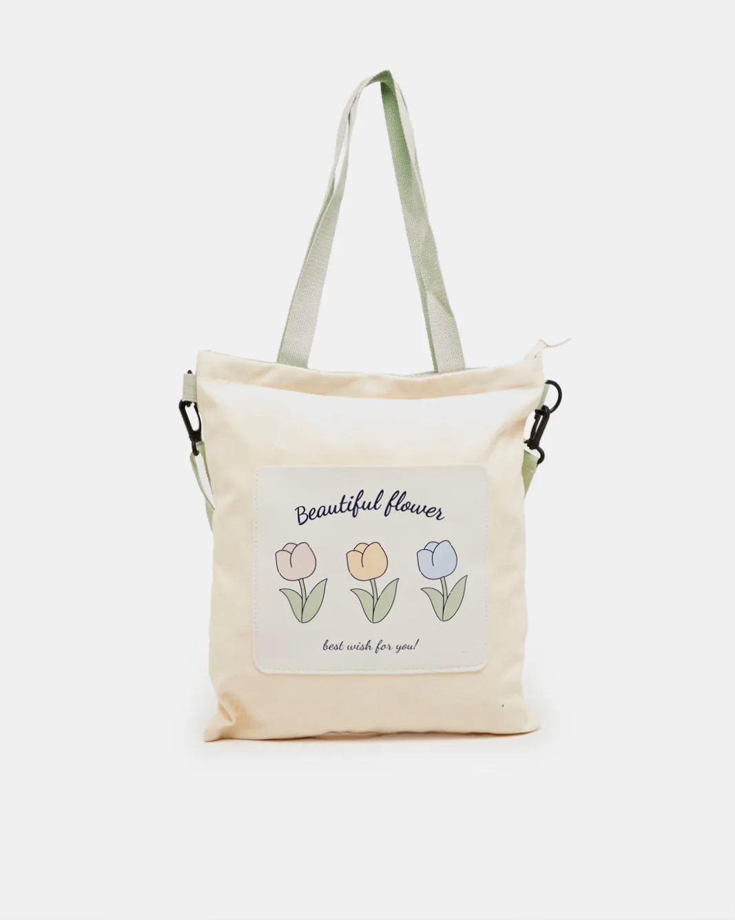 Women Ivory Printed Shopper Bag sold by Redtag