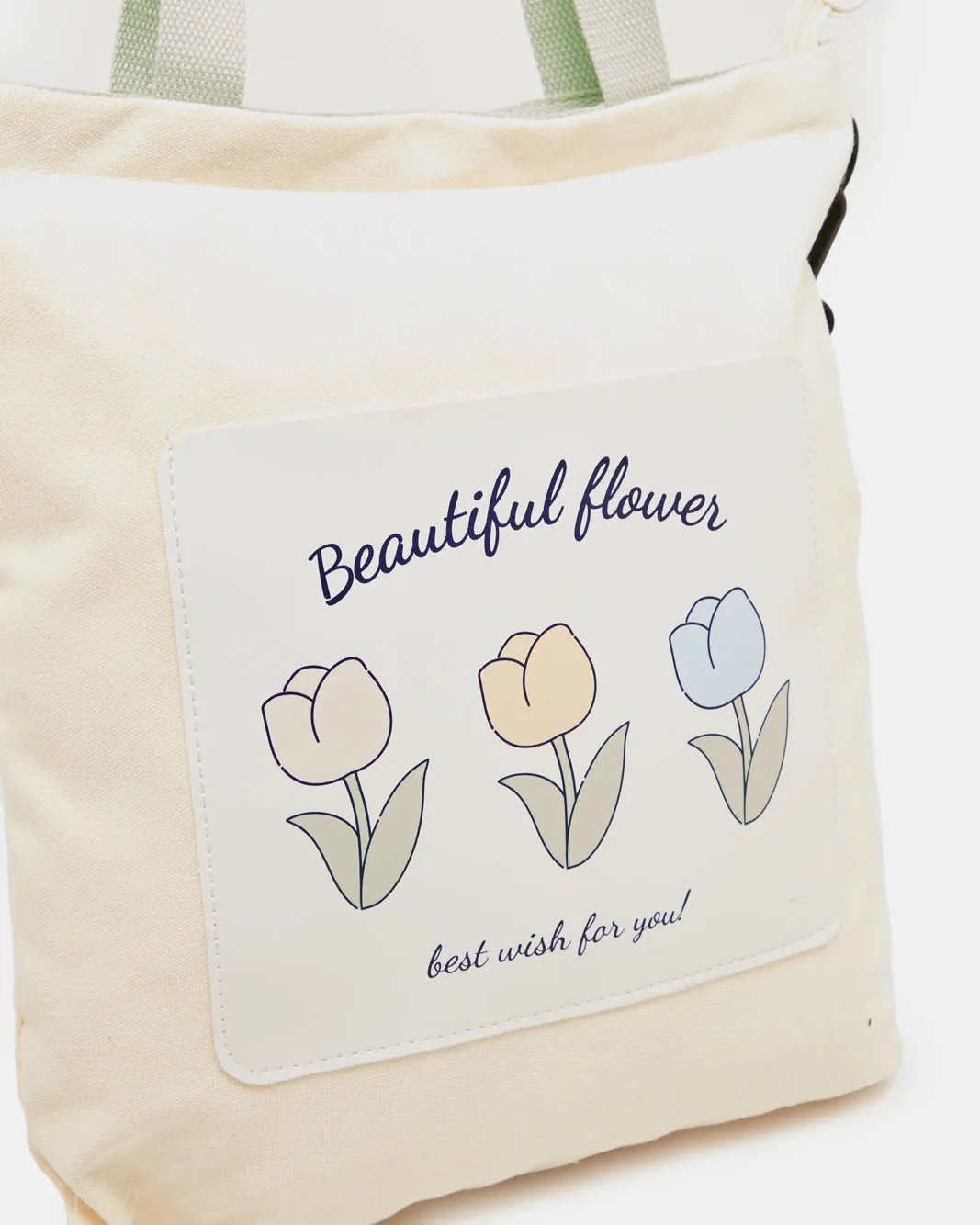 Women Ivory Printed Shopper Bag sold by Redtag product image thumbnail 3