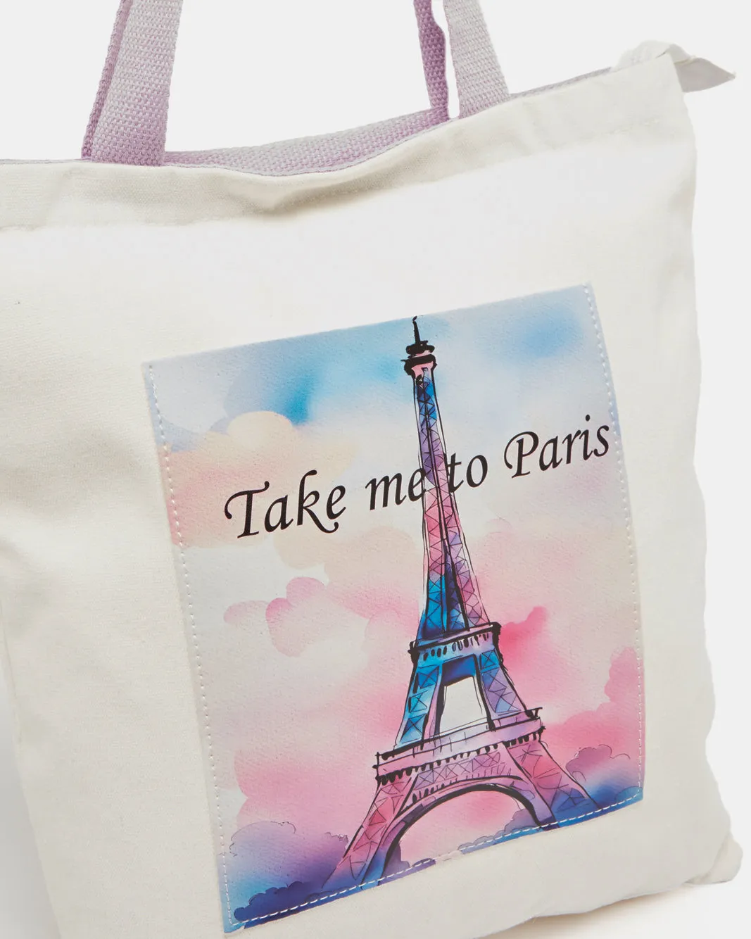 Women White Printed Shopper Bag sold by Redtag product image thumbnail 3