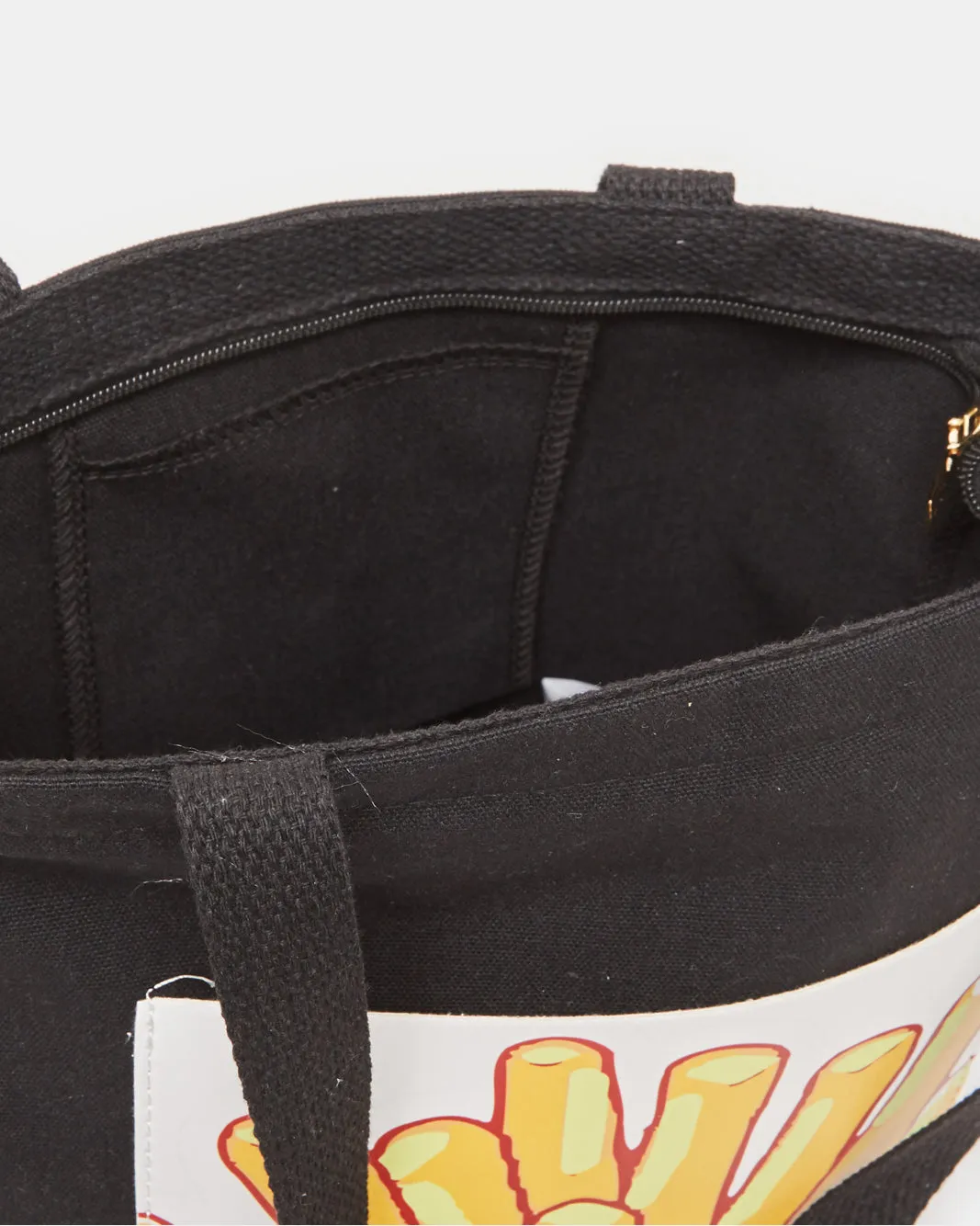 Women Black Printed Shopper Bag sold by Redtag product image thumbnail 4