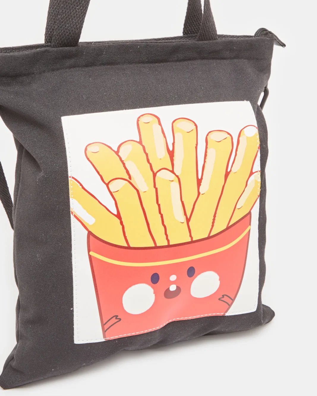 Women Black Printed Shopper Bag sold by Redtag product image thumbnail 3