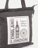 Women Black Printed Shopper Bag sold by Redtag