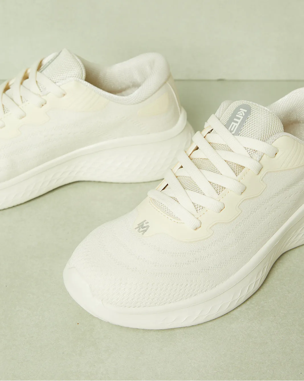 Women ivory Lace Up Sneakers sold by Redtag product image thumbnail 3