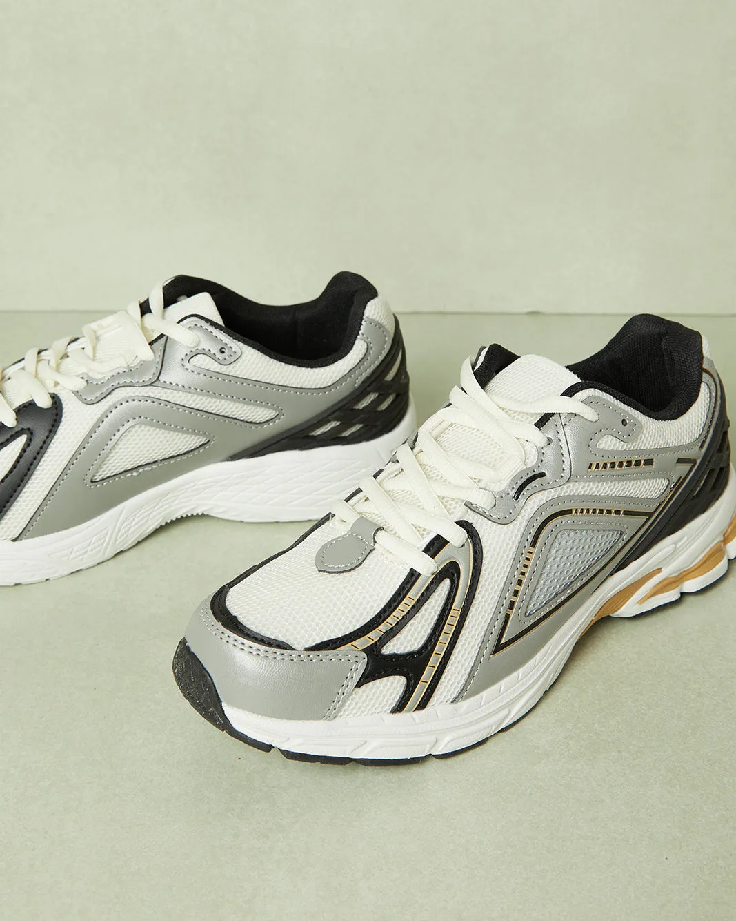 Senior Boys Multicolour Material Block Trainer sold by Redtag product image thumbnail 3