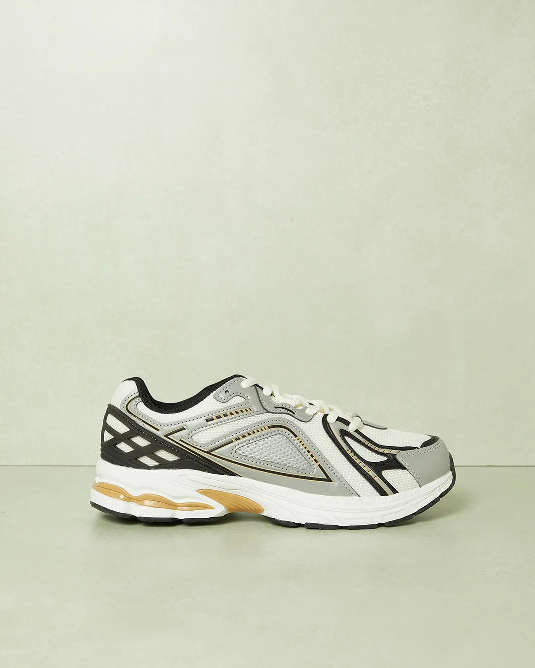 Senior Boys Multicolour Material Block Trainer sold by Redtag