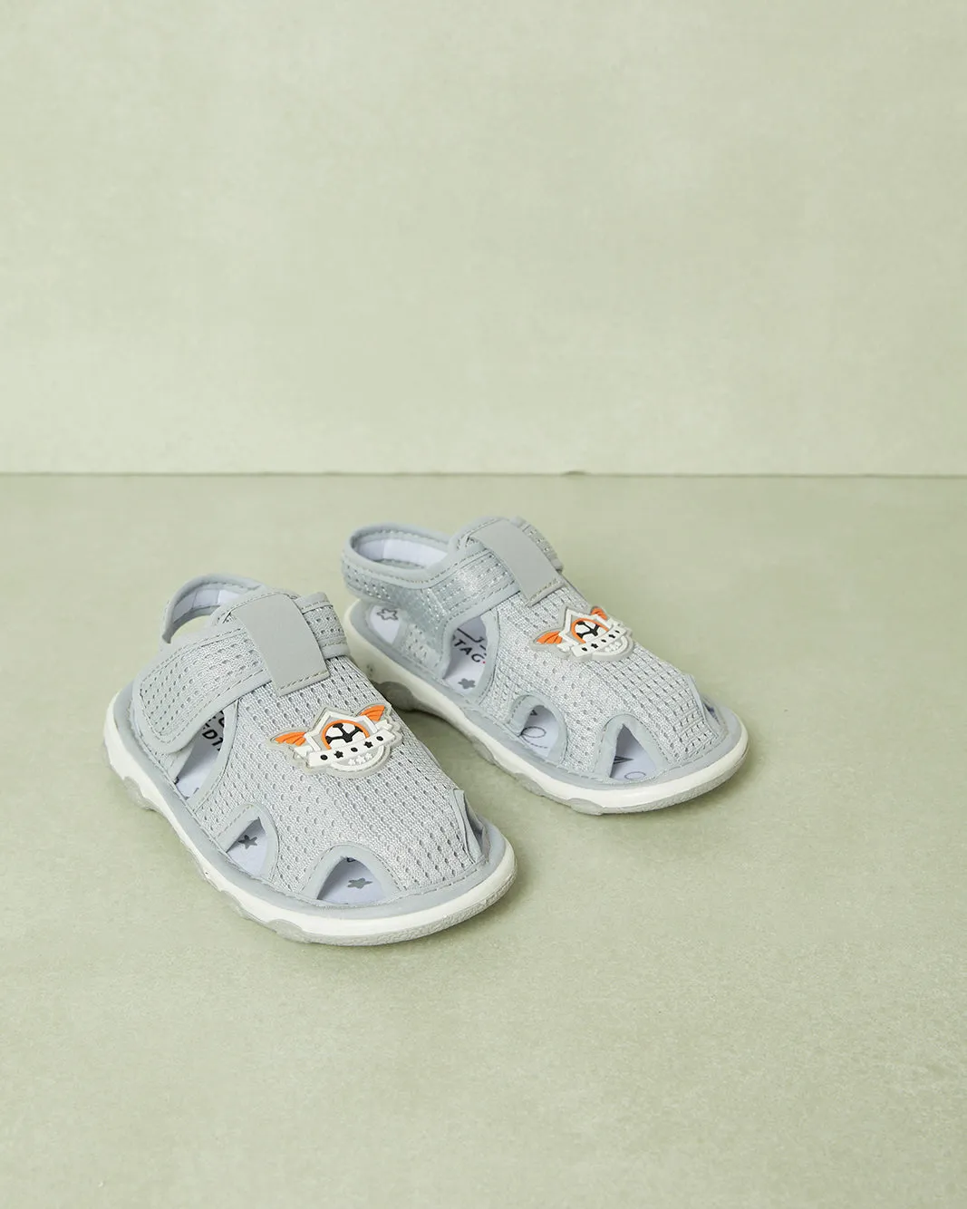 Infant Boys Grey Sounded Sole Sandal sold by Redtag product image thumbnail 2