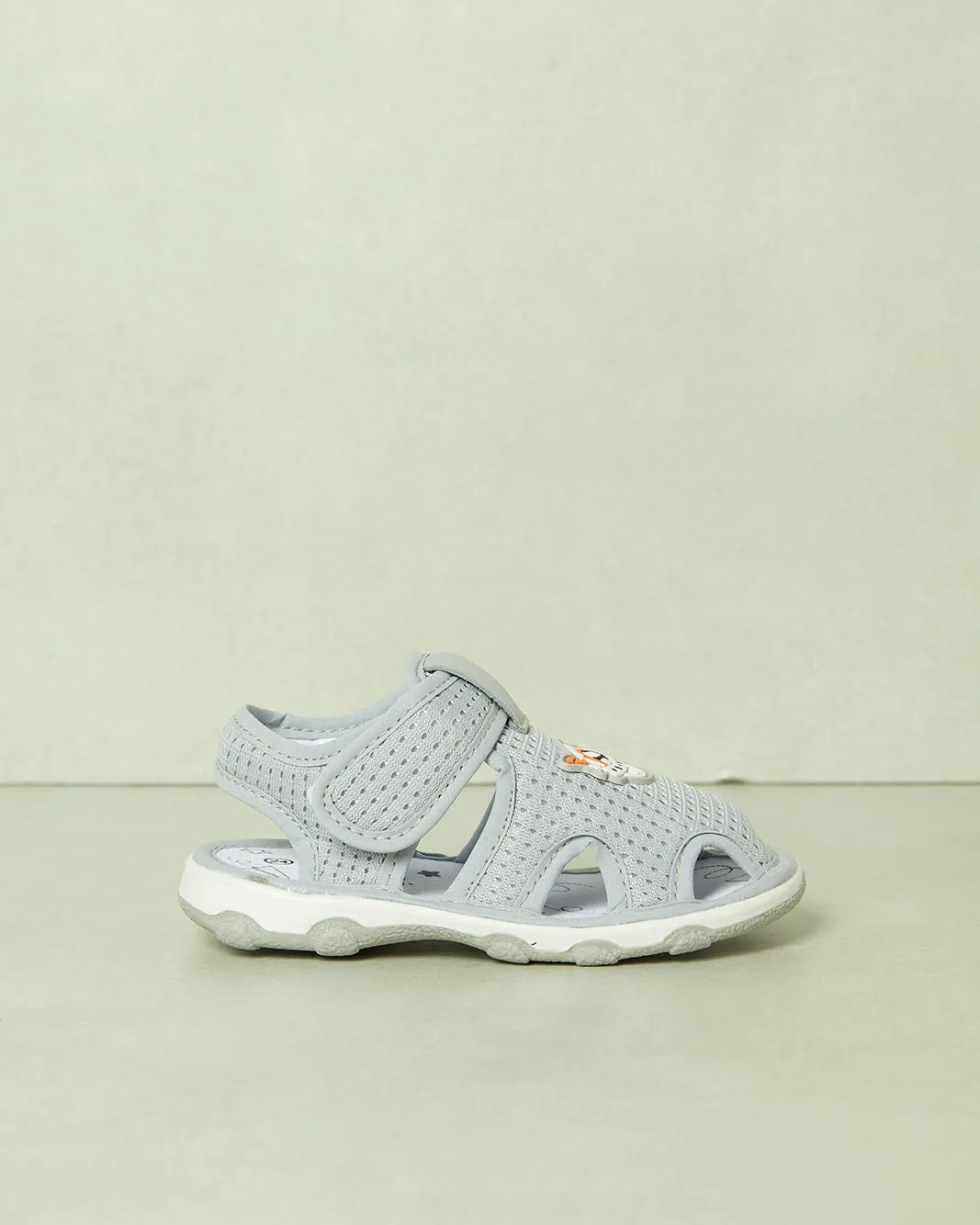 Infant Boys Grey Sounded Sole Sandal sold by Redtag