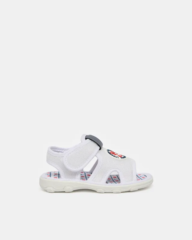 Infant Boys White Sounded Sandals sold by Redtag