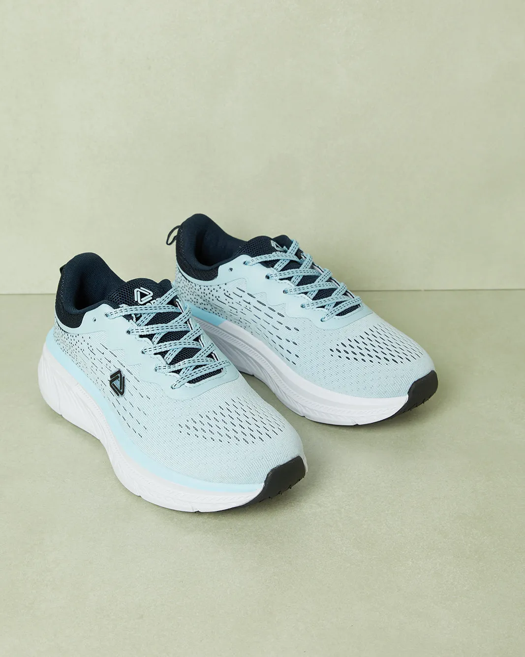 Women Blue Sporty Lace Up Sneakers sold by Redtag product image thumbnail 2