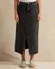 Women Charcoal Denim Skirt sold by Redtag